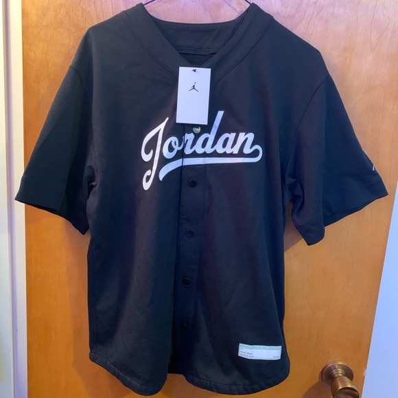 Jordan Flight MVP Baseball Top Black - Men’s Size Small - Picture 1 of 8